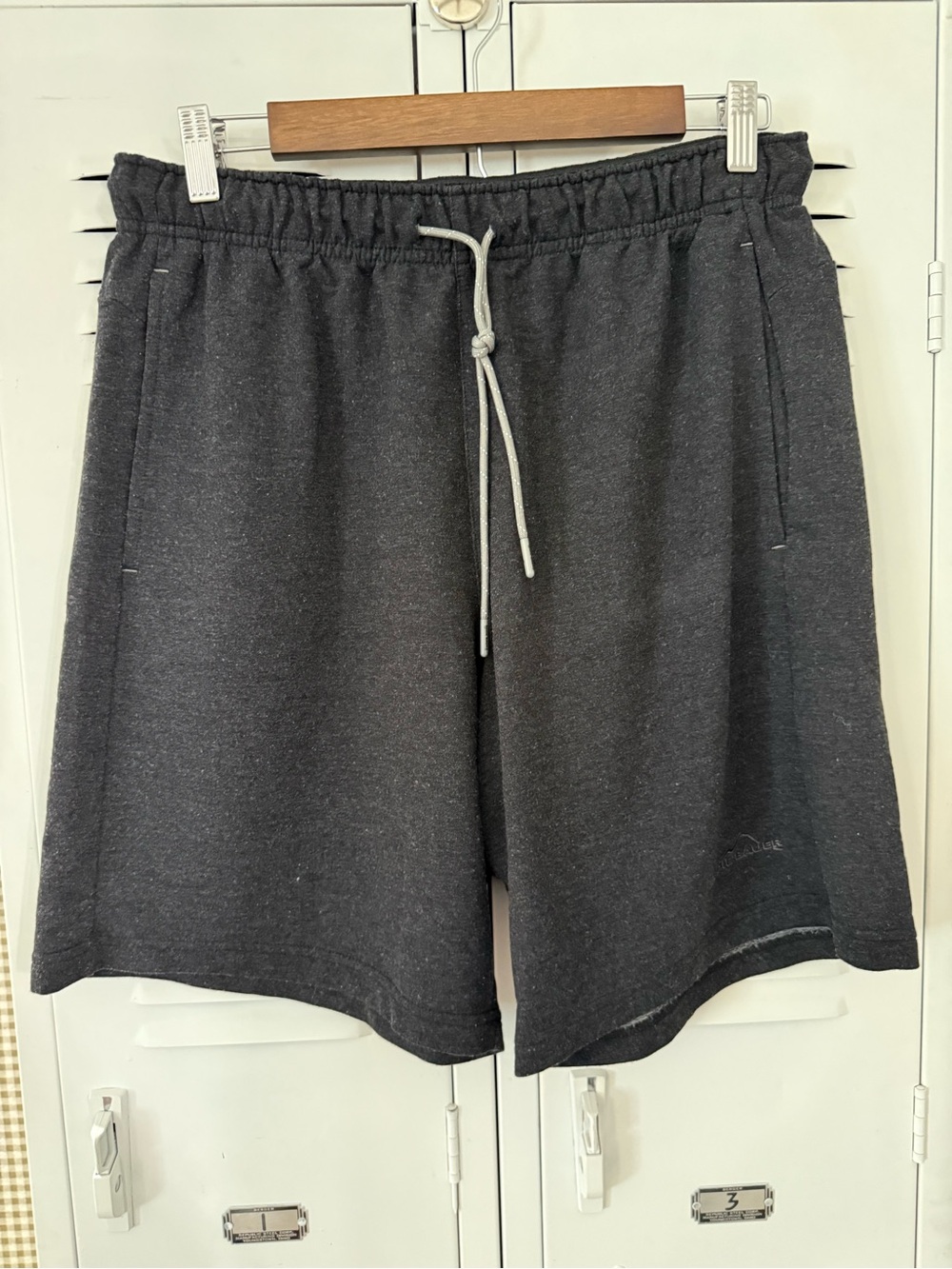 Eddie Bauer Charcoal Drawstring Athletic Shorts